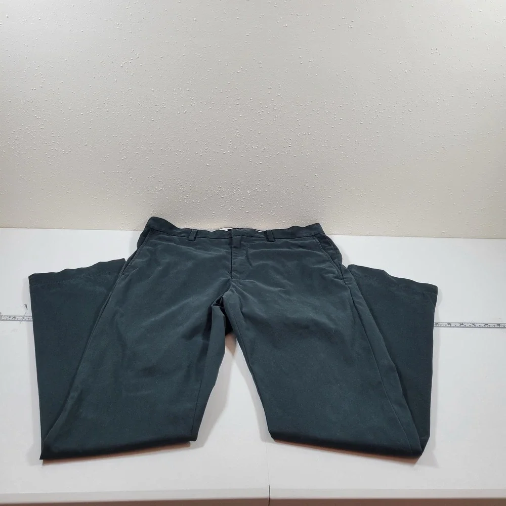 Banana Republic Emerson Chino Mens 33x34 Green Excellent Straight Leg Cotton